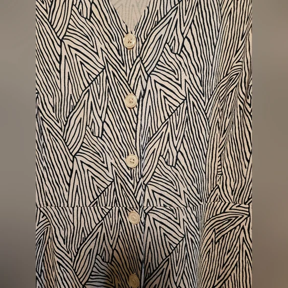 Boden V-Neck Button-Front Maxi Dress - Size 12 - Picture 4 of 12